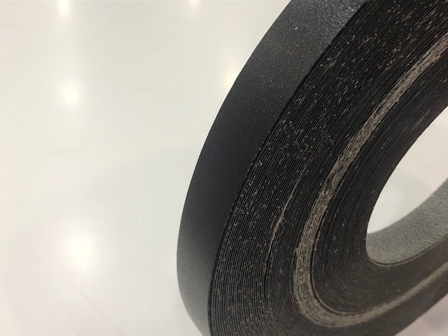 PVC Tutkallı Mobilya Kenar Bandı Siyah 22 mm