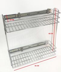 Frenli Raylı Şişelik 25 Modül