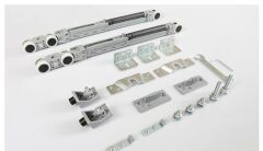 Albatur Çift Yöne Yavaşlatıcılı Sürme Kapı Sistemi M20 9720 120 Kg + 3m Üst Ray A07 9720SFT