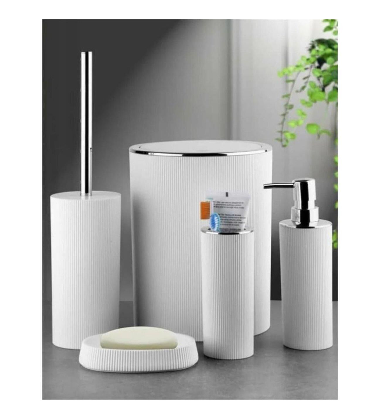 Liza Banyo Seti Beyaz