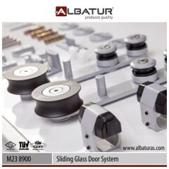 Albatur M23 8900 Cam Sürme Kapı Mekanizması 170 cm