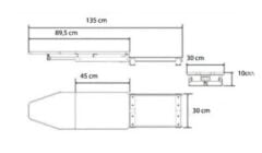 Dolap İçi Katlanır Raylı Ütü Masası