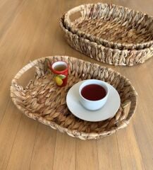 Hasır Tepsi Oval 43 cm