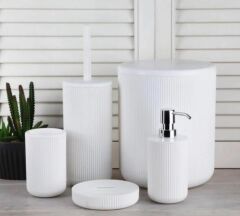 Luna Banyo Seti 5'li Beyaz