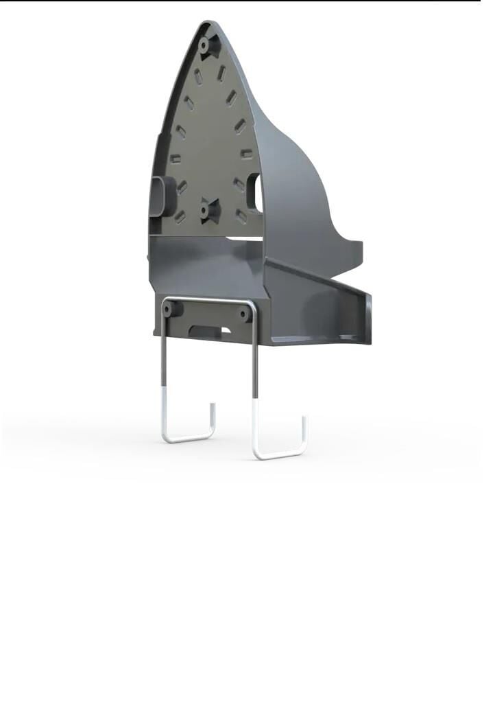 IRONIX ÜTÜ ASKISI PLASTİK ANTRASİT