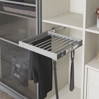 Teleskopik Raylı Pantolon Kemer Kravat Askısı- Outlet Ürün