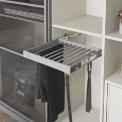 Teleskopik Raylı Pantolon Kemer Kravat Askısı- Outlet Ürün