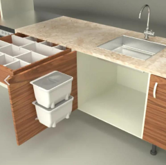 Handy Mate Çok Amaçlı Monte Edilebilir Saklama Atık Kabı Antrasit