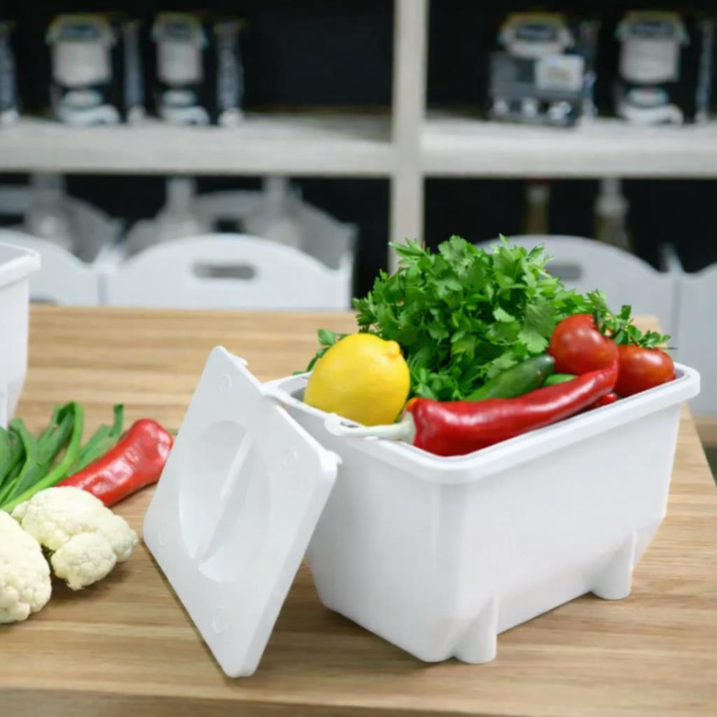 Handy Mate Çok Amaçlı Monte Edilebilir Saklama Atık Kabı Beyaz