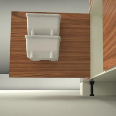 Handy Mate Çok Amaçlı Monte Edilebilir Saklama Atık Kabı Beyaz