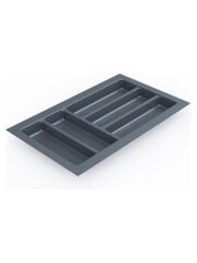 TRAYBOND Ayarlanabilir Modüler Kaşıklık Antrasit 60cm Çekmece İçin