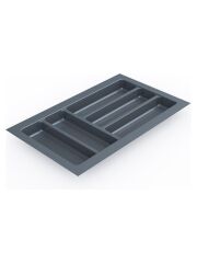 TRAYBOND Ayarlanabilir Modüler Kaşıklık Antrasit 50cm Çekmece İçin