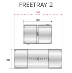 FREETRAY Ayarlanabilir Kaşıklık Takımı 60cm Çekmece İçin