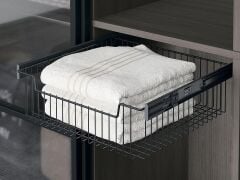 Starax Raylı Çok Amaçlı Sepet Antrasit Orta Boy