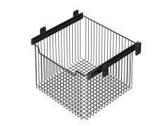 Starax S-6365 Raylı Çok Amaçlı Sepet Antrasit Büyük Boy 60 cm Modül