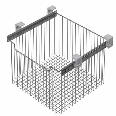 Starax S-6365 Raylı Çok Amaçlı Sepet KROM Büyük Boy 60 cm Modül