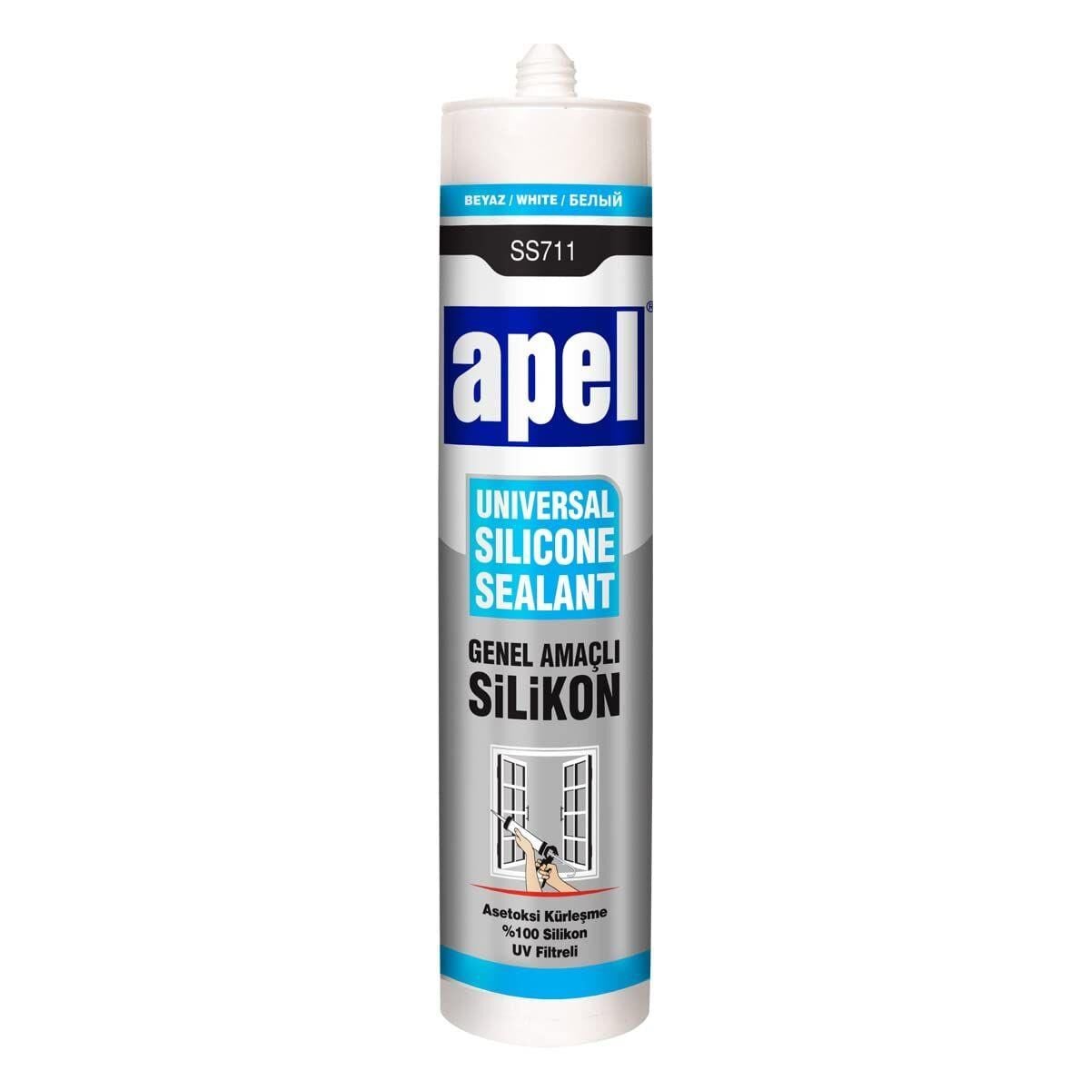Apel Genel Amaçlı Silikon BEYAZ