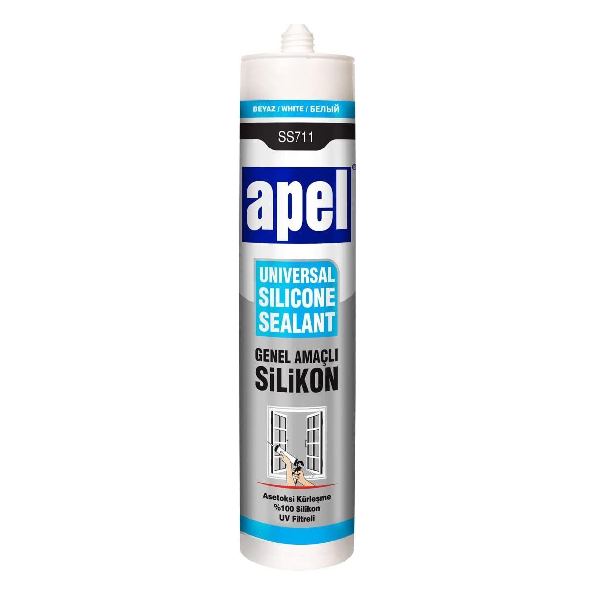 Apel Genel Amaçlı Silikon BEYAZ