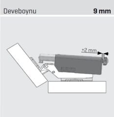 Samet Star Plus Menteşe Yavaşlatıcı Yarım Deveboynu