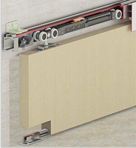 Albatur Çift Yöne Yavaşlatıcılı Sürme Kapı Sistemi M20 9720 120 kg + 2m Üst Ray