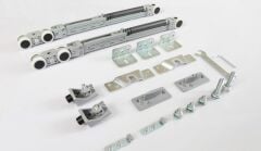 Albatur Çift Yöne Yavaşlatıcılı Sürme Kapı Sistemi M20 9720 120 kg + 2m Üst Ray